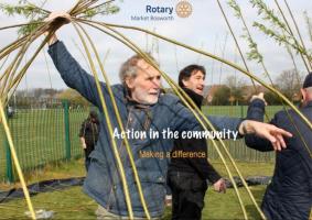 The New Bench Donated By The Rotary Club